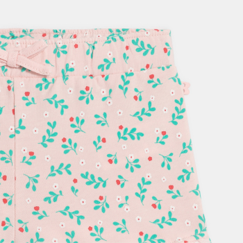 شورت صوف خفيف بطبعة الزهور...